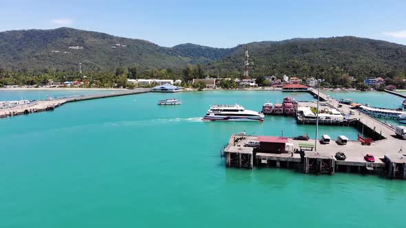 Catamaran at Nathon, tropical paradise Koh Samui, Thailand