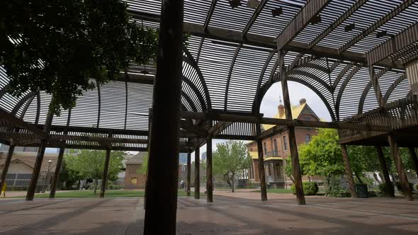 The Lath House Pavilion in Heritage Square