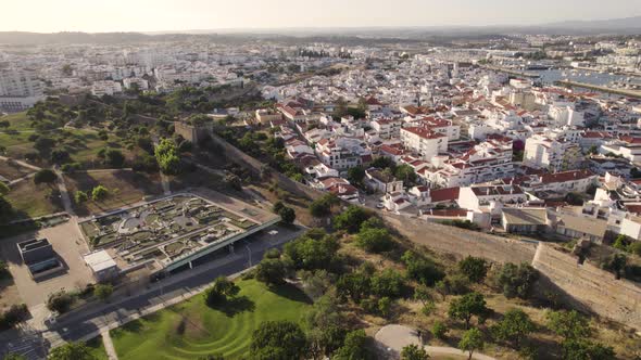 Parque da Cidade, park and fortified medieval city wall, Lagos , Algarve