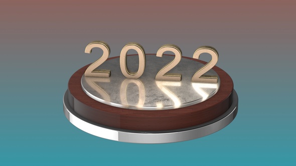 Animation 3D numbers 2022