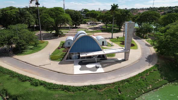 Pampulha lake at downtown Belo Horizonte Minas Gerais Brazil