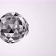 The sphere of triangular polygons rotates and collapses - VideoHive Item for Sale