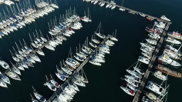 Yachts At The Marina