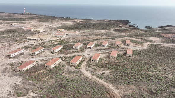 Tenerife Canary Island Abandoned Small Village and Buildings