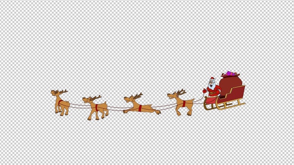 Christmas Sleigh Flying Circle