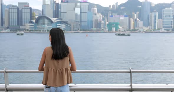 Woman Travel in Hong Kong 