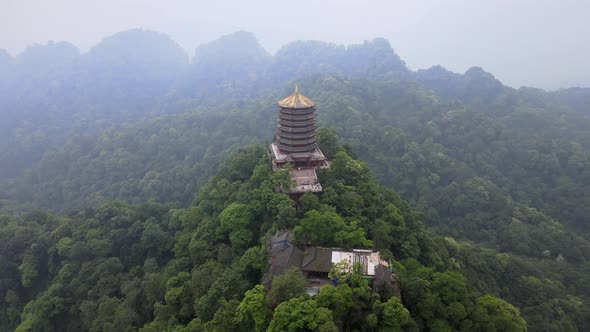 Taoist Temple on the Mountain, Sichuan