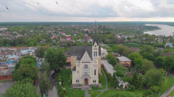 Swallows Over The Church