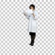 Friendly asian doctor woman working with, Alpha Channel - VideoHive Item for Sale