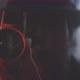Close up of man with vintage camera in red light - VideoHive Item for Sale