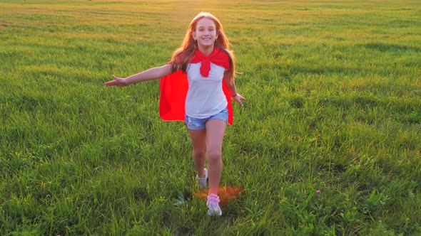 Girl Plays Superhero