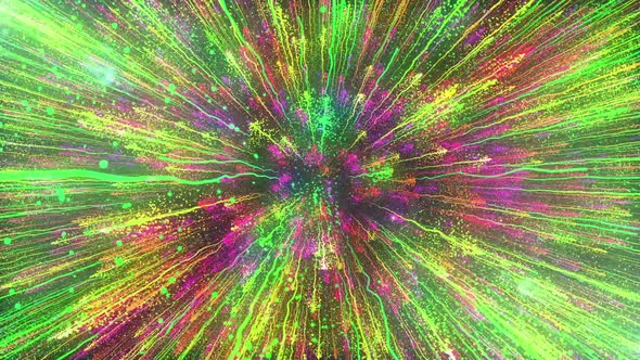 Colorful Fireworks Particles V13