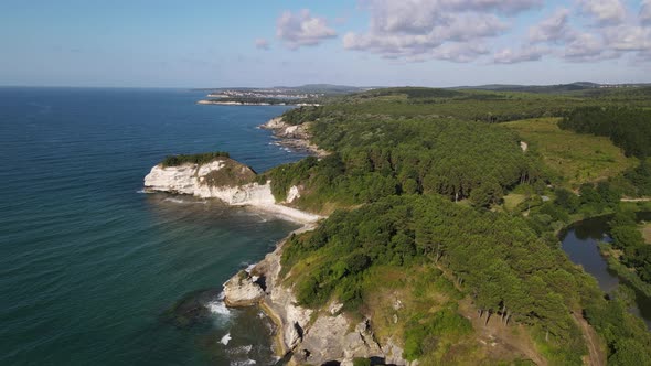 Aerial Kerpe Coastline