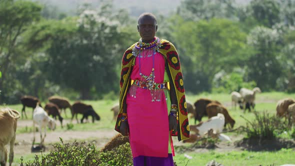 A Maasai woman