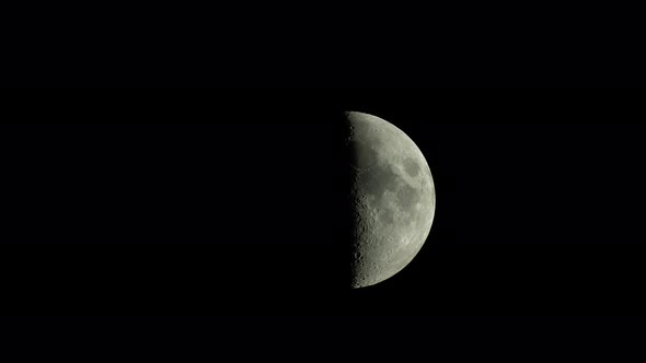 Moon  UHD Close-up. Planet Satellite.