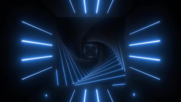 4k Colored Spiral Neon Tunnels Pack alt
