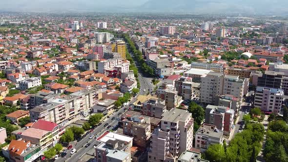 Shkodra Town in Albania