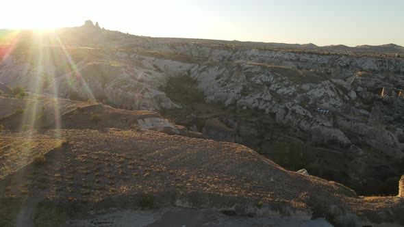 Aerial View Goreme National Park Near Nevsehir Town