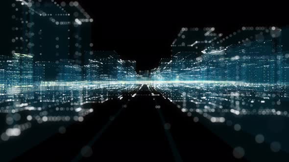 Abstract Hologram 3D City alt