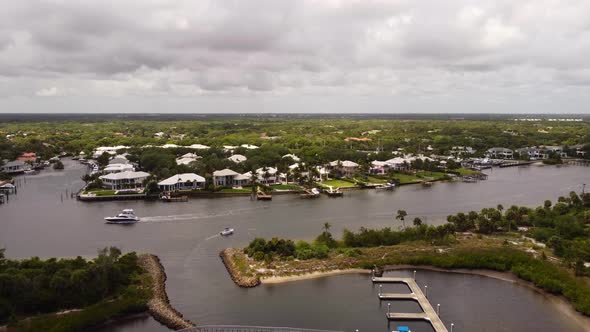 Luxury Waterfront Mansions Palm Beach Gardens Fl Aerial Video