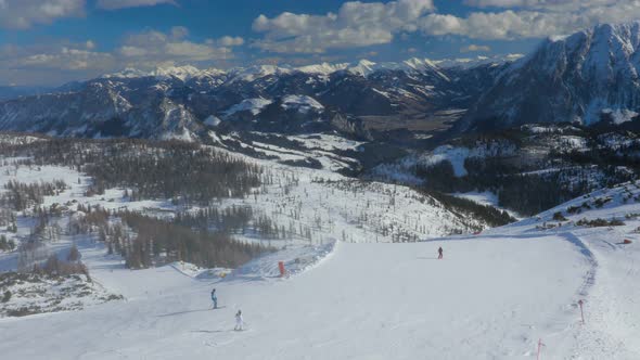 Winter Tauplitz Alm near Bad Mitterndorf, Austria