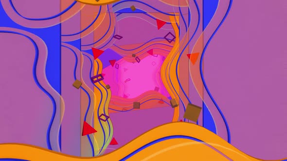 Flying In Geometry Flat Style 01 HD alt