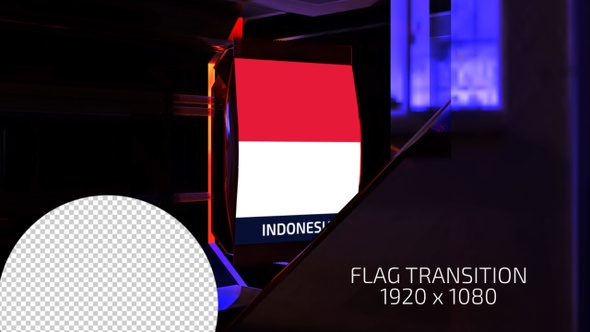 Indonesia Flag Transition