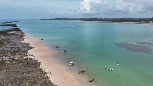 Japaratinga beach at Maragogi Alagoas Brazil.