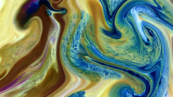 Color Explosion Abstract Vivid Art Painting Texture  alt