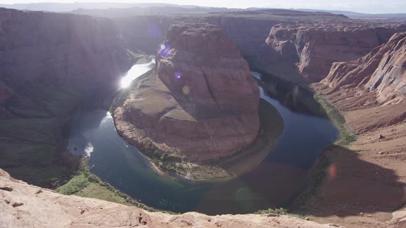 Tilt up of the Horseshoe Bend