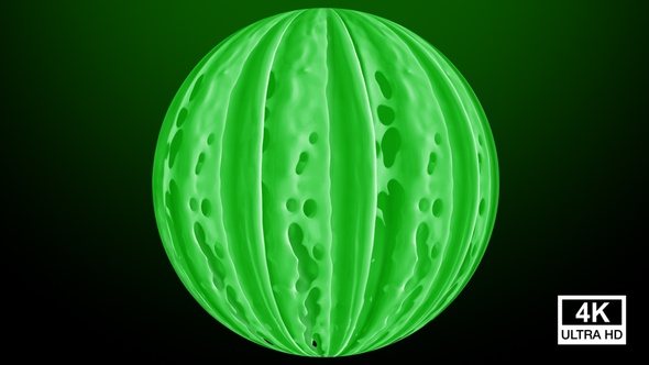 Green Paint Splash Sphere alt