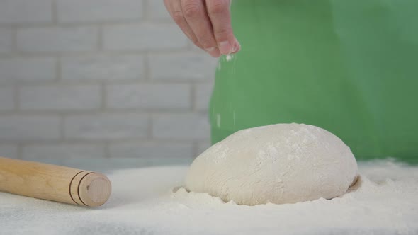 Add Flour To the Dough