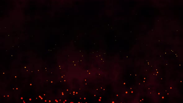 Red Particles 4K