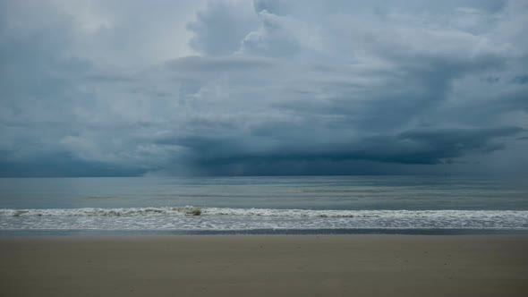 Sea And Rain Clouds