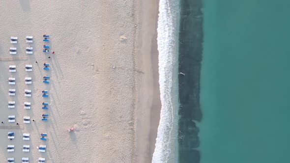 Vertical Video Beach at the Seaside Resort Town