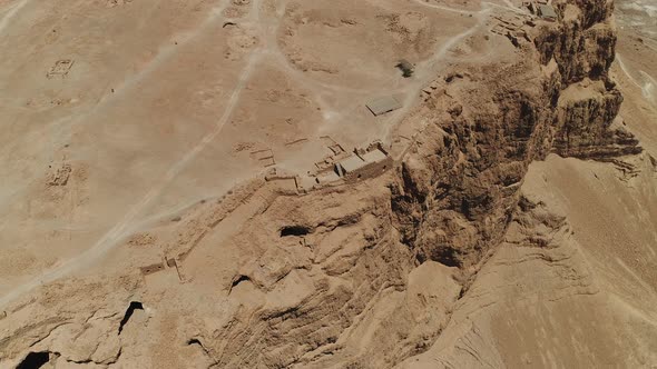 Aerial of Masada