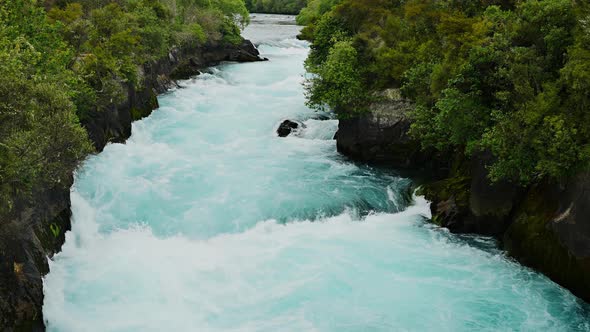 Huka Falls In New Zealand