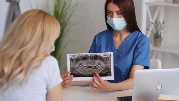 Dentist Consultation Female Doctor Medical Therapy