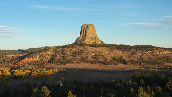 Devils Tower Butte in Morning