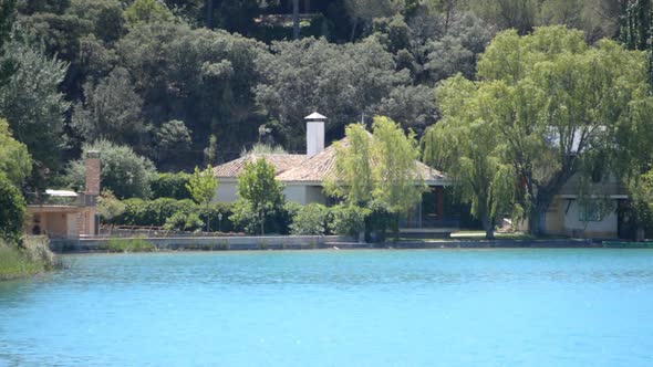 Chalet in Front of Crystal Clear Lake