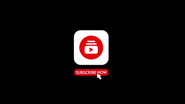 YouTube Subscribe Button 4K