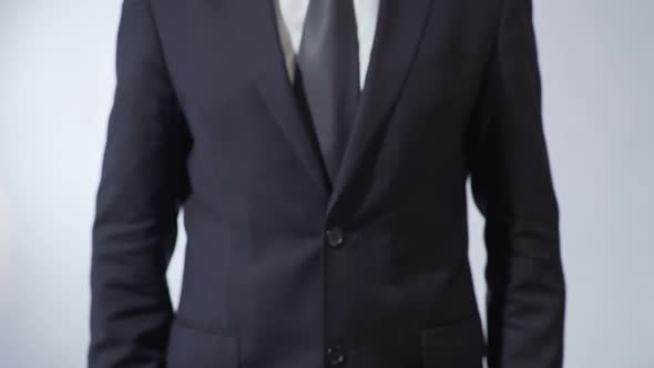 Think Written on Blackboard, Male in Classic Suit Holding Sign, Motivation, Tips