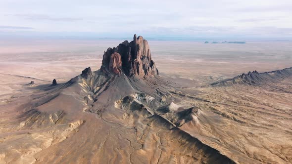 Picturesque Motion Background of Beautiful Nature of the Desert