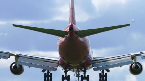 Wide Body Airliner on Final Approach