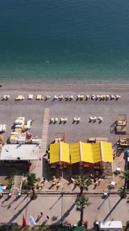 Beach at the Seaside Resort Town