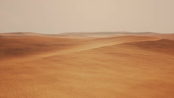 Aerial of Red Sand Dunes in the Namib Desert