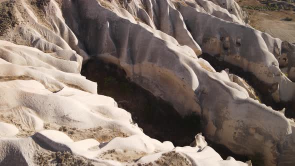 Cappadocia Landscape Aerial View. Turkey. Goreme National Park