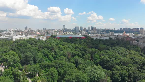 Park Clouds Cityscape