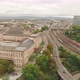 Drone flight over Mannheim University castle shot in - VideoHive Item for Sale
