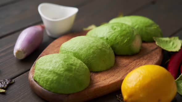 Process of Cooking Homemade Guacamole and Tortilla Chips. Stop Motion Food Video. Cooking Guacamole.